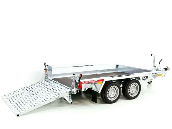 Temared Baumaschinenanhänger Builder 152x260cm 2,7t|Rampe | PKW Anhänger