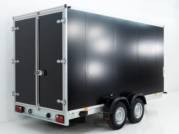 Vezeko Kofferanhänger 204x405cm Höhe:205cm 2,7t|schwarz | PKW Anhänger