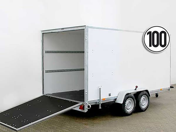 Blyss KofferanhÀnger 200x400cm Höhe:190cm 2,7t|100km/h|Rampe|SW | PKW AnhÀnger