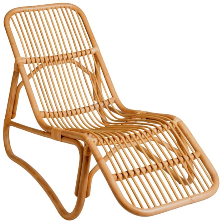 Chaise longue rotin naturel Baia - salon en rotin naturel