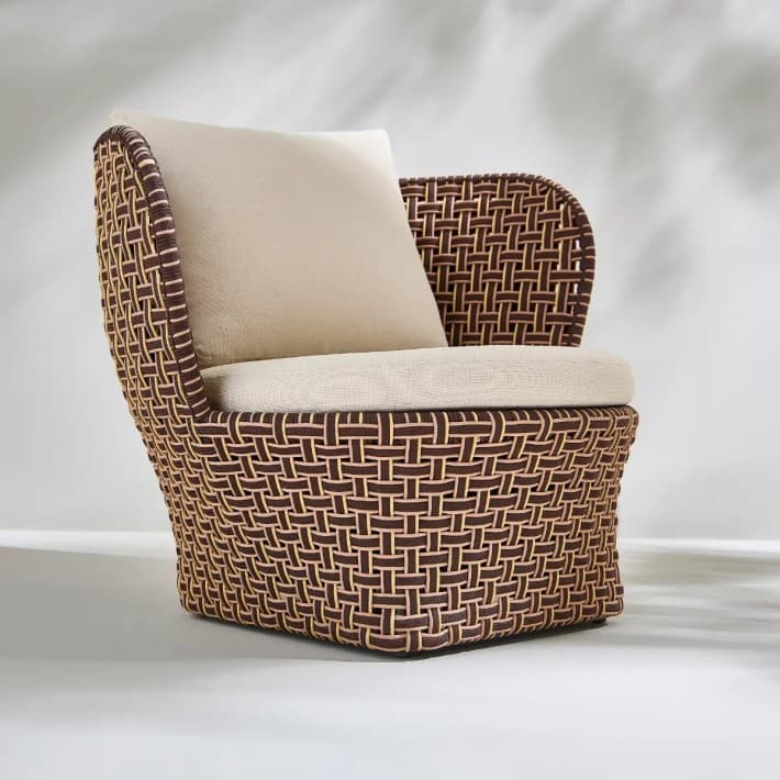 Fauteuil tournant outdoor TALI - fauteuil de jardin