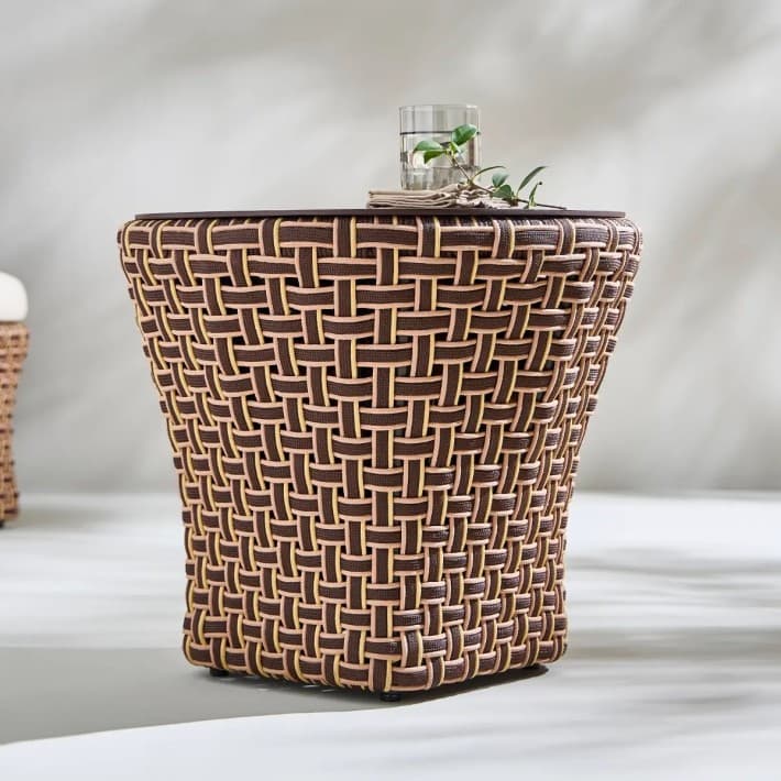 Table basse ronde outdoor TALI - Bout de canapé Orchid Edition
