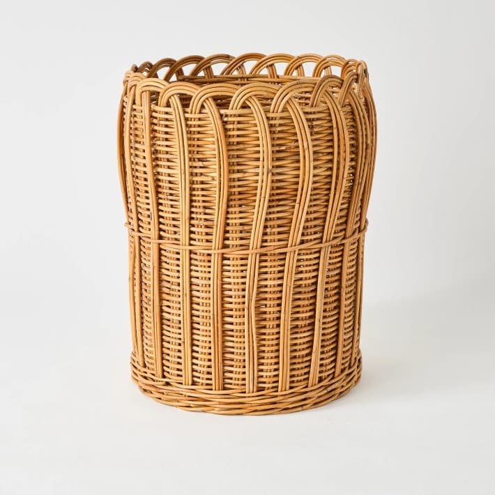 Panier de rangement en rotin naturel PU071