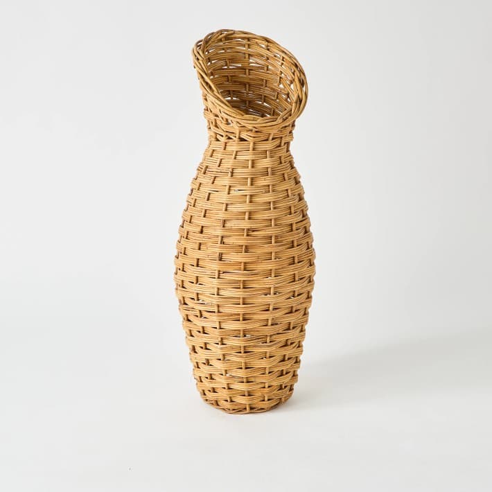 Porte parapluie en rotin naturel PU074