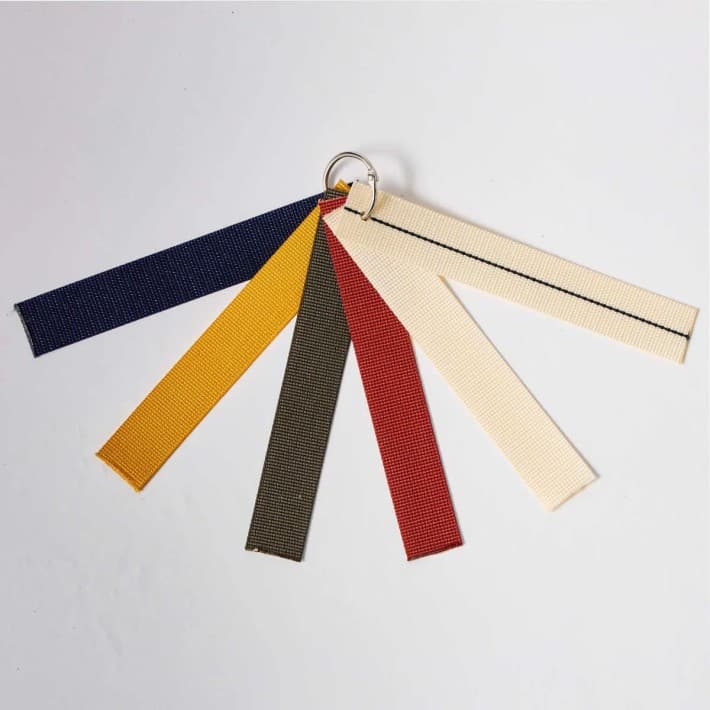 Échantillons matières VIRAGE – Sangles et rotin | KOK MAISON