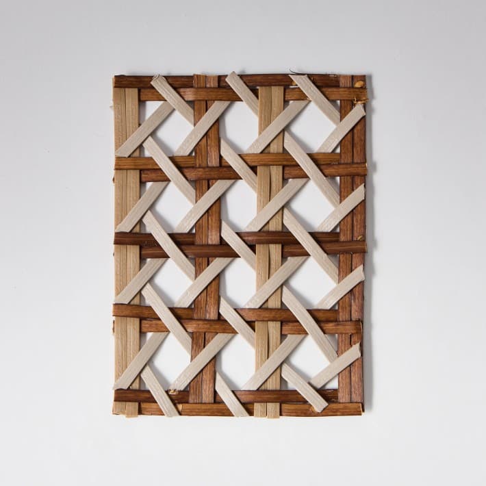 Échantillon résine ANTIBES LATERITE | Tressage cannage français