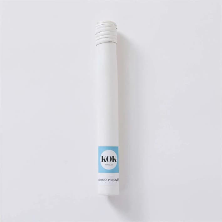 Échantillon rotin laqué blanc PRIMAVERA |  KOK MAISON