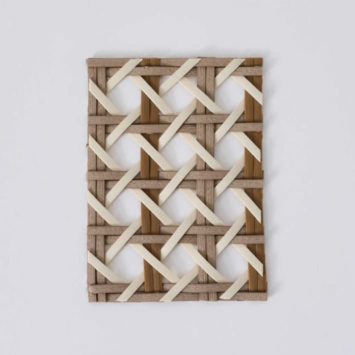 Échantillon résine ANTIBES RECIF | Tressage cannage français