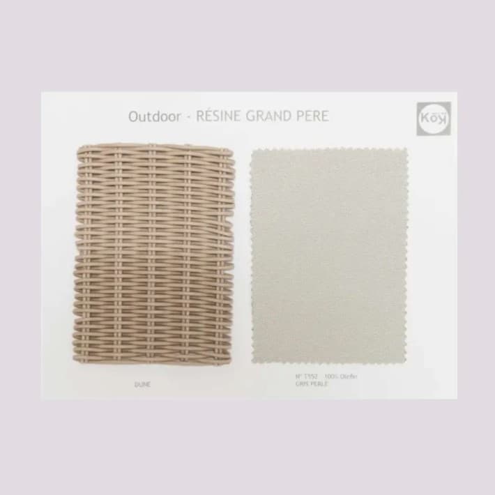 Echantillons pour mobilier de jardin Provence ou Garrigues