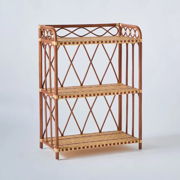 Étagère en Rotin BAGATELLE 95 cm - Style Belle Époque