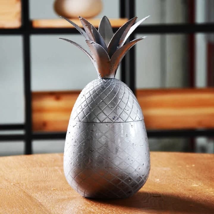 Verre Moscow Mule Ananas (Modèle: Gris, Contenance: 900ml)