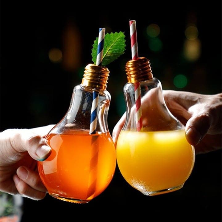 2 Verres Originaux Ampoules