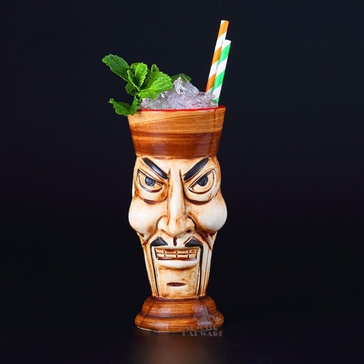 Verre Tiki Polynésien
