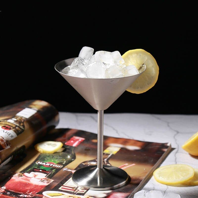 Verre à Cocktail Martini (Couleur: Argent)