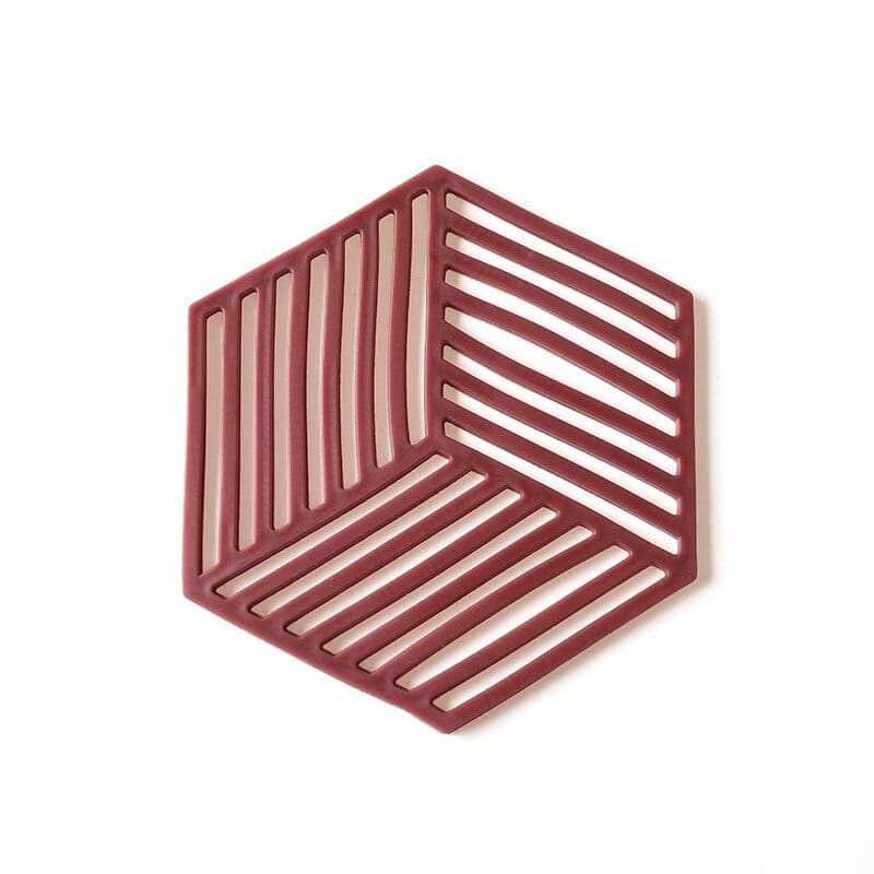 Dessous de Verre Design (Couleur: Rouge)