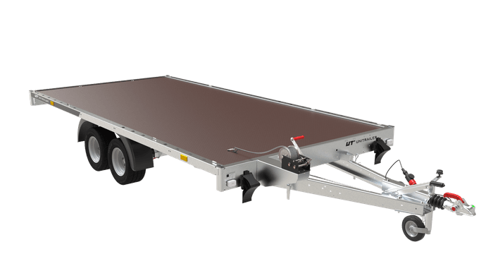 Remorque plate basculante 400×200 UNIPLAT 4020S P 2700 kg