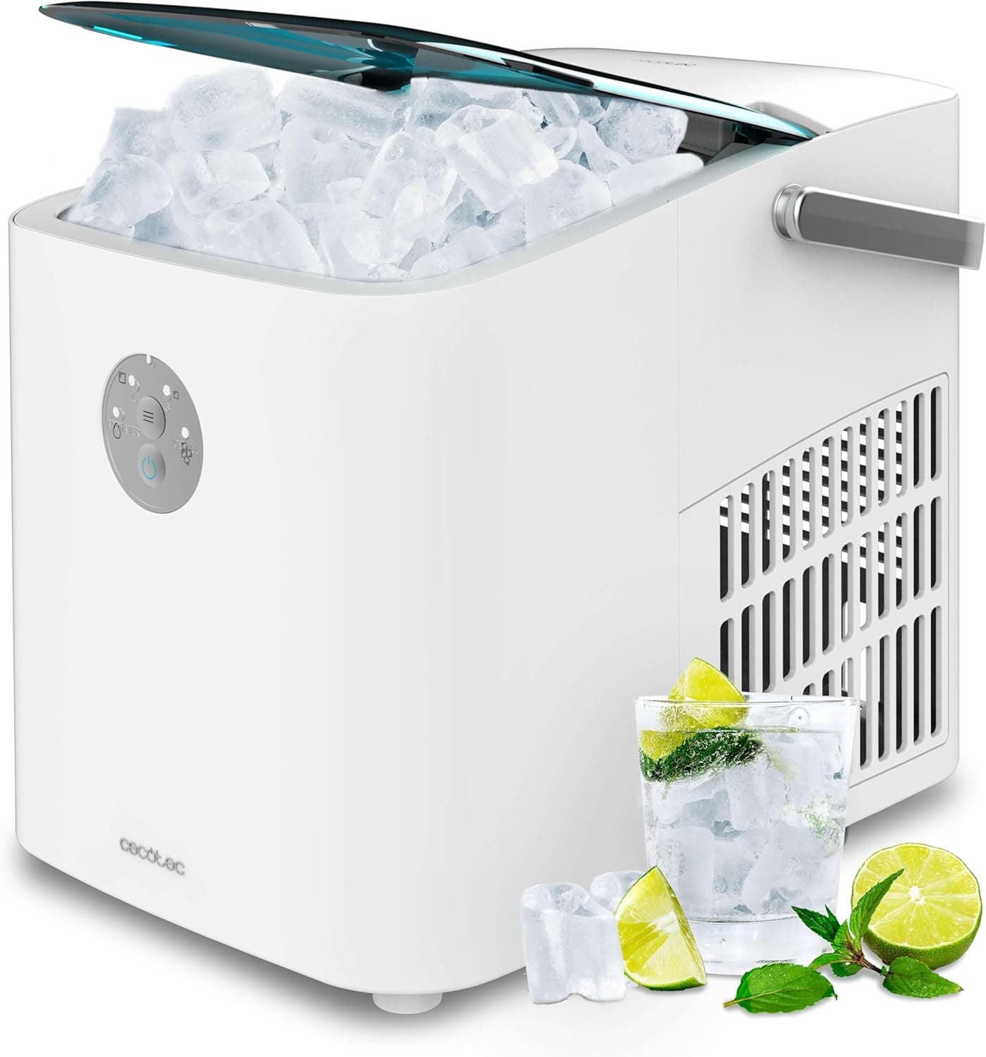 Machine à Glaçons Cecotec Chillin' Ice 1200 Go | 12 kg/24 h | Glaçons en 6 à 8 min | 2 Tailles
