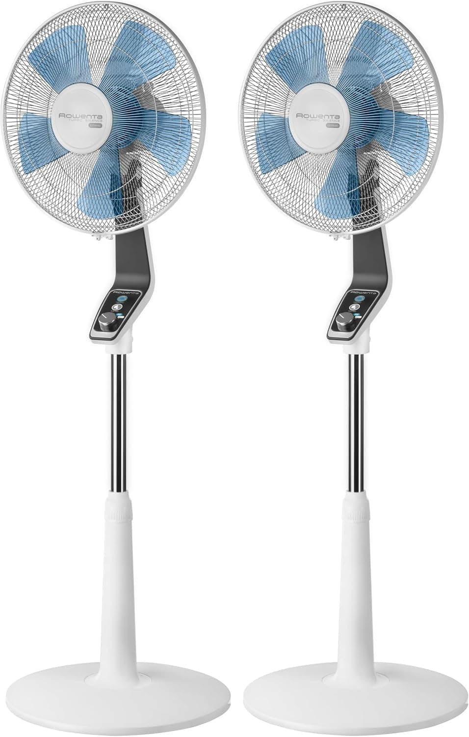 Rowenta Turbo Silence Extreme VU5640F2 (Lot de 2) | Ventilateurs sur Pied 40 cm | Puissants et Silencieux