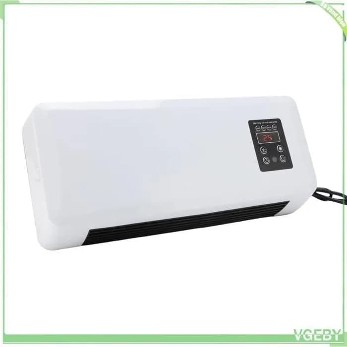 Mini climatiseur mural - FAFEICY - 2 en 1 - vent naturel et vent chaud - Prise UE 220V - Silencieux