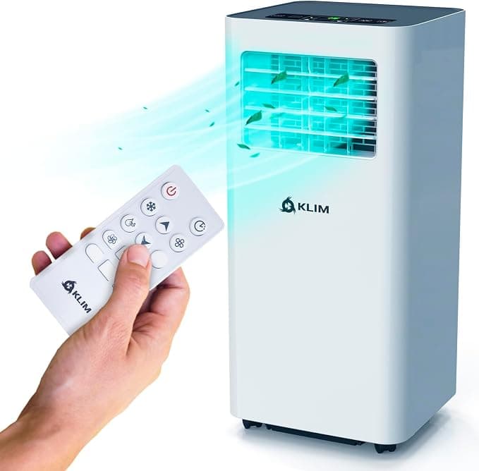 Climatiseur mobile 3 en 1 K9000 avec déshumidificateur et ventilateur 9000 BTU | Refroidit rapidement une pièce de 20 m², compresseur GREE avec gaz éc