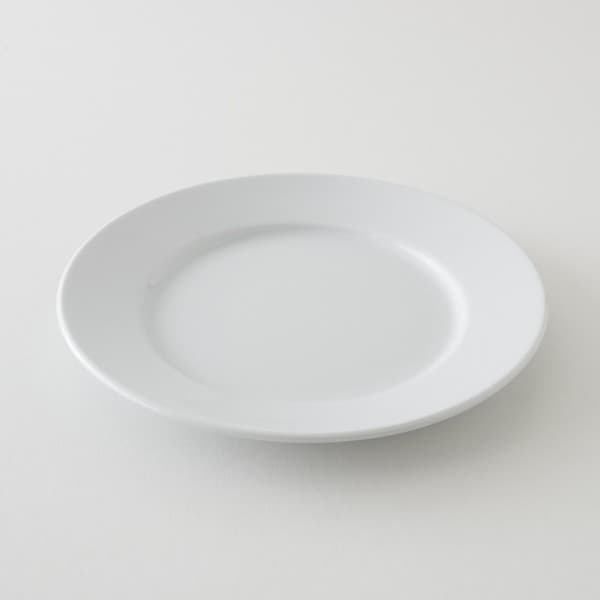 assiette porcelaine blanche Resto plate GM
