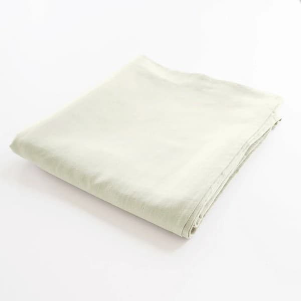 drap de lit plat 100% lin perle 240x300