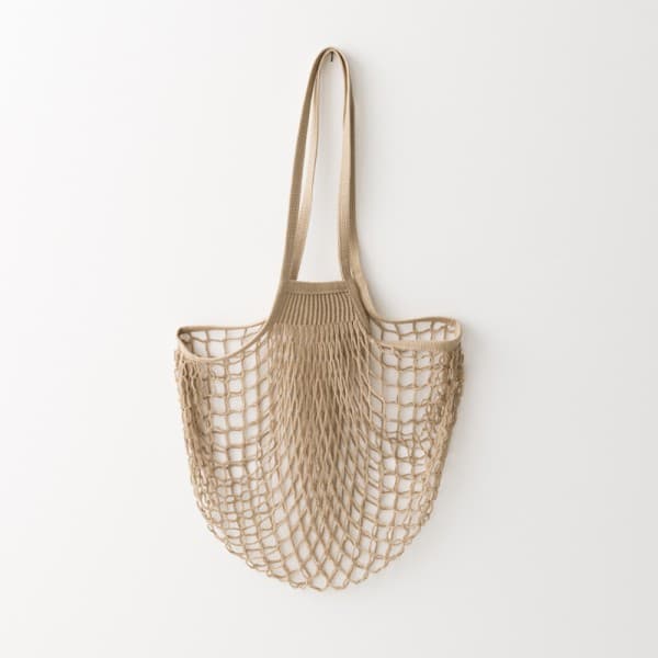 Filet à provisions grande anse mastic