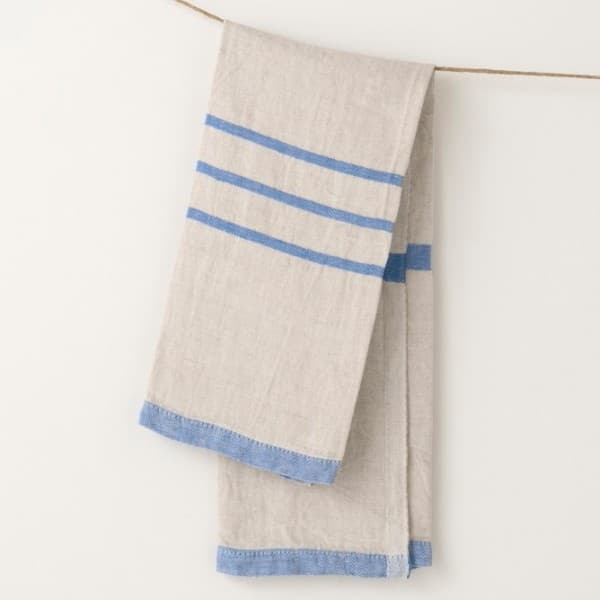 serviette PM lin gris bleu Lapuan Kankurit