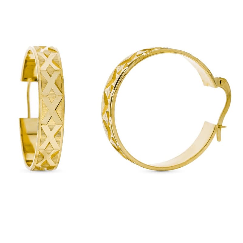 Créoles Or 18 Carats 750 Jaune