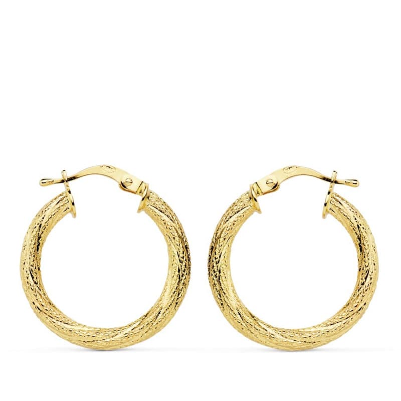 Créoles Or 18 Carats 750 Jaune