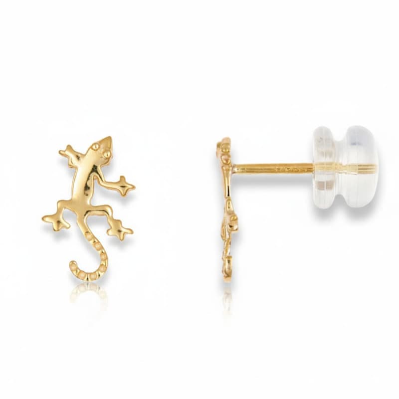 Boucles d'Oreilles Or Jaune Salamandre
