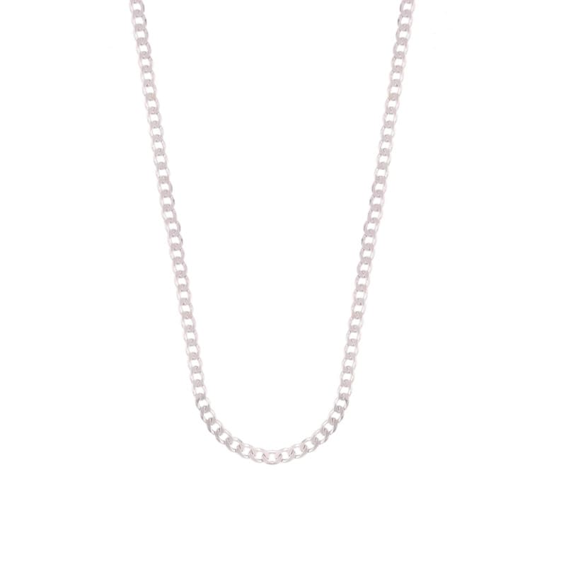 Collier Homme Argent 925 - Maille Gourmette - 50cm