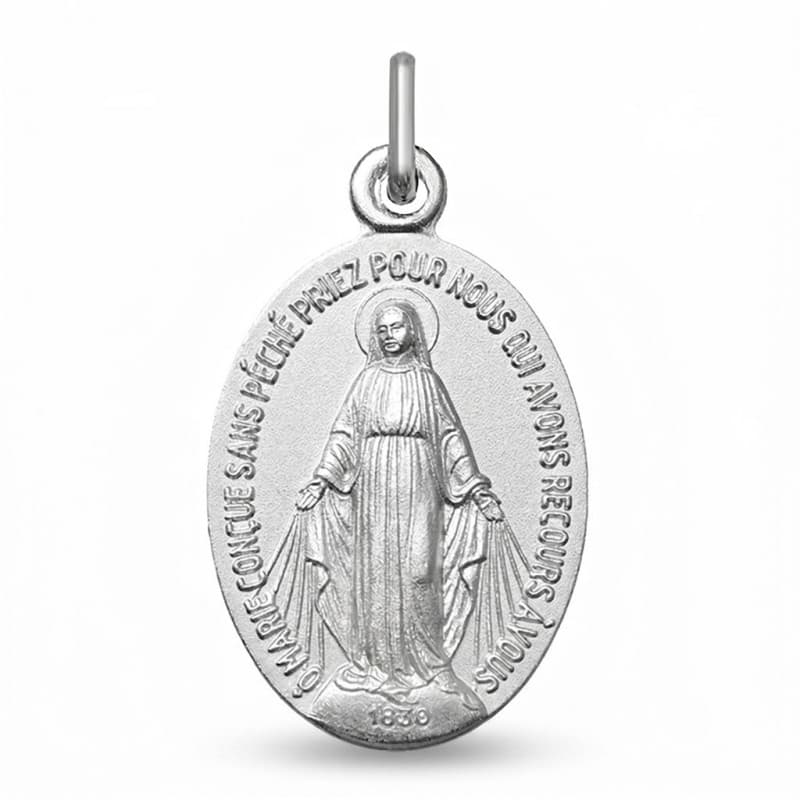 Médaille Vierge Miraculeuse Argent 925