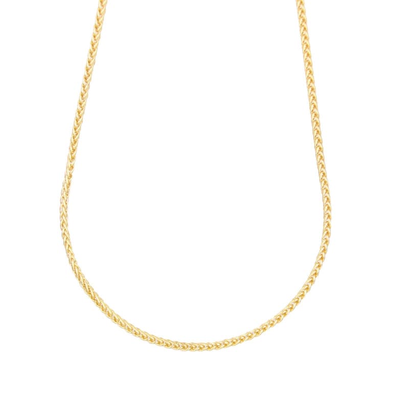 Collier Or Jaune Maille Palmier - Femme