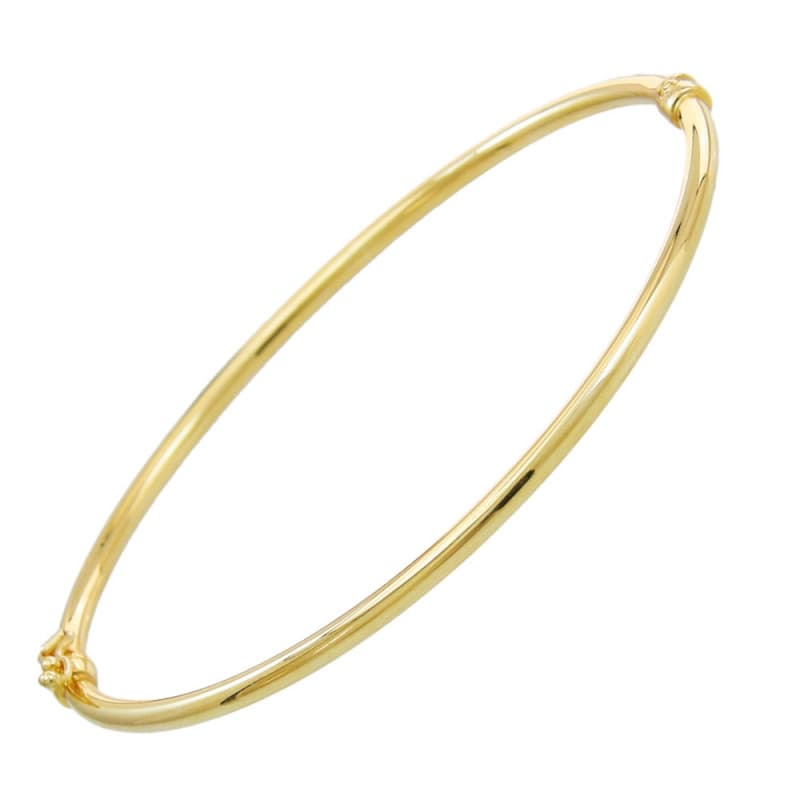 Bracelet Or 18 Carats 750/000 Jaune - Jonc Femme