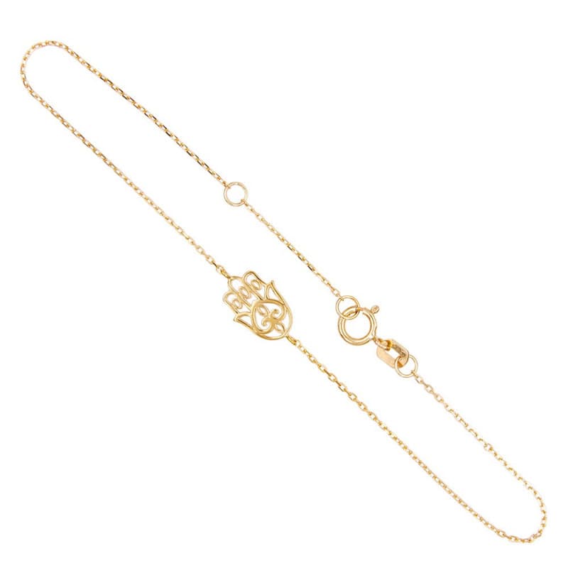 Bracelet Or Jaune - Main de Fatma - Fatima