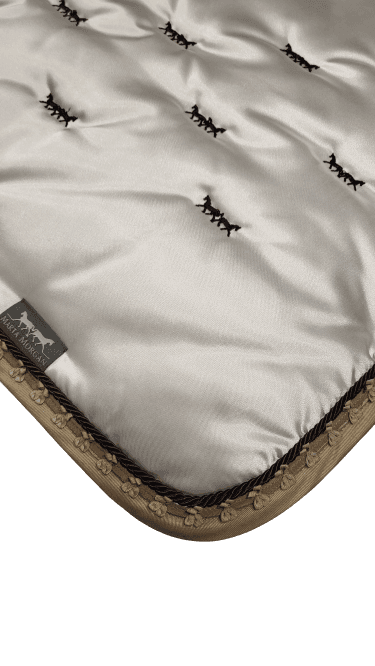 TAPIS DE SELLE DRESSAGE SATIN by MARTA MORGAN Italy
