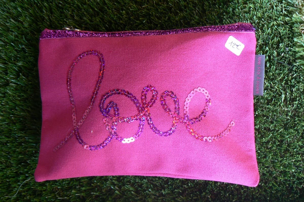 Pochette Message - Rose Love