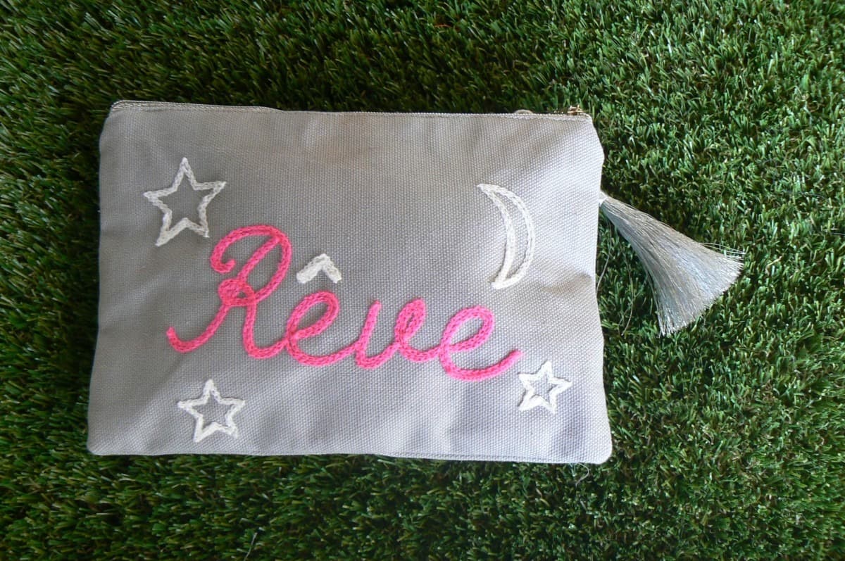 Pochette Message - Gris Rêve