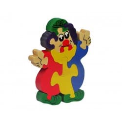 Puzzle Vertical Petit Clown - 13 Pièces - JBois