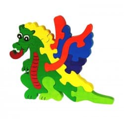 Puzzle Vertical Dragon - 12 Pièces - JBois