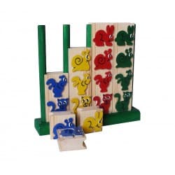 Jeu de Logique - Animaux - Bois Massif - JBois