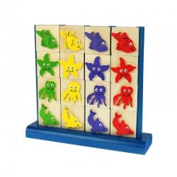 Jeu de Logique - Mer - Bois Massif - JBois