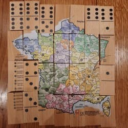 Dominos + Puzzle Carte de France
