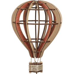 Maquette Montgolfière en bois - Kelpi Rouge