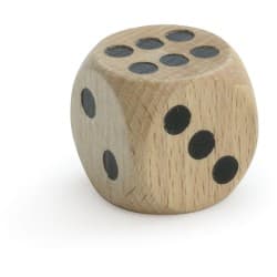 Grand Dé à jouer en Bois (3cm) - Vilac