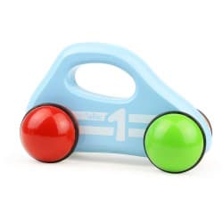Voiture Premier Âge en Bois Bleue - Vilac