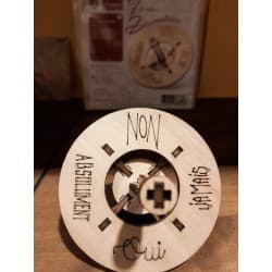 Toupie "Divinatoire" en bois à monter soi-même