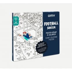 Coloriage Maxi Poster "Football" - OMY