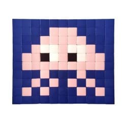 Mosaïque décorative INVADER (rouge, rose, bleu ou orange) Rose